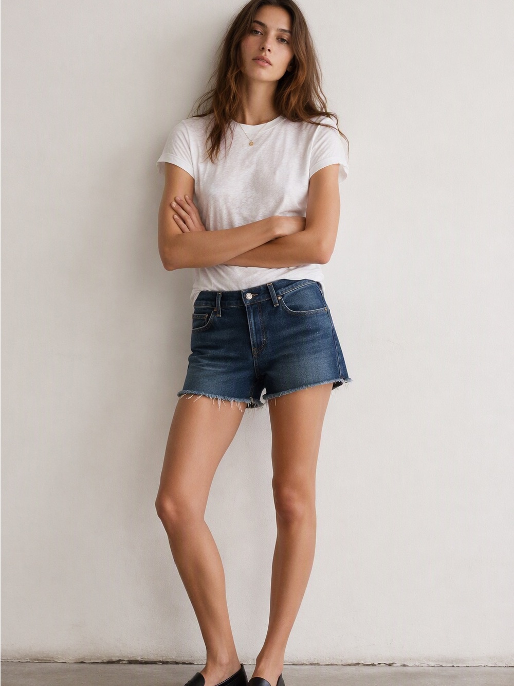 Citizens Of Humanity Dark Wash Denim Jean Shorts